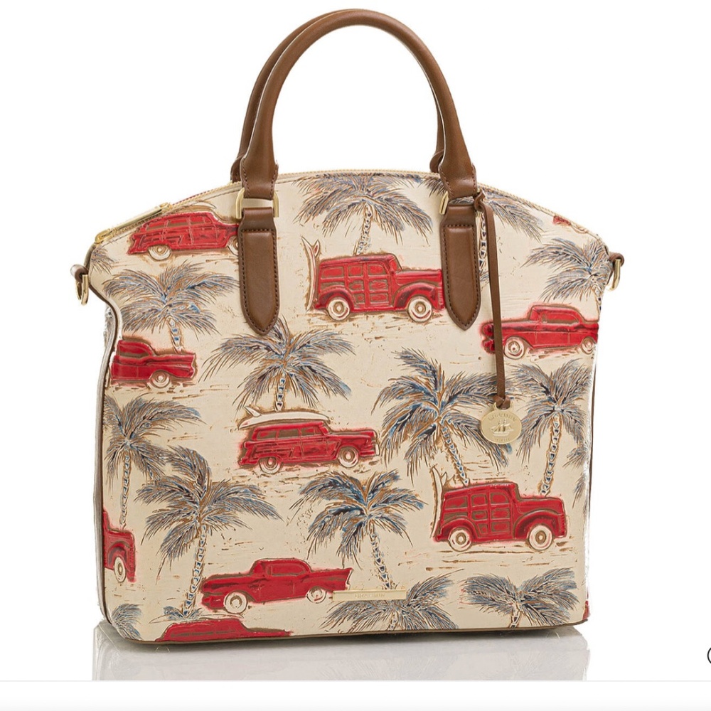 NWT Brahmin Large Duxbury Satchel Ember Copa Cabana